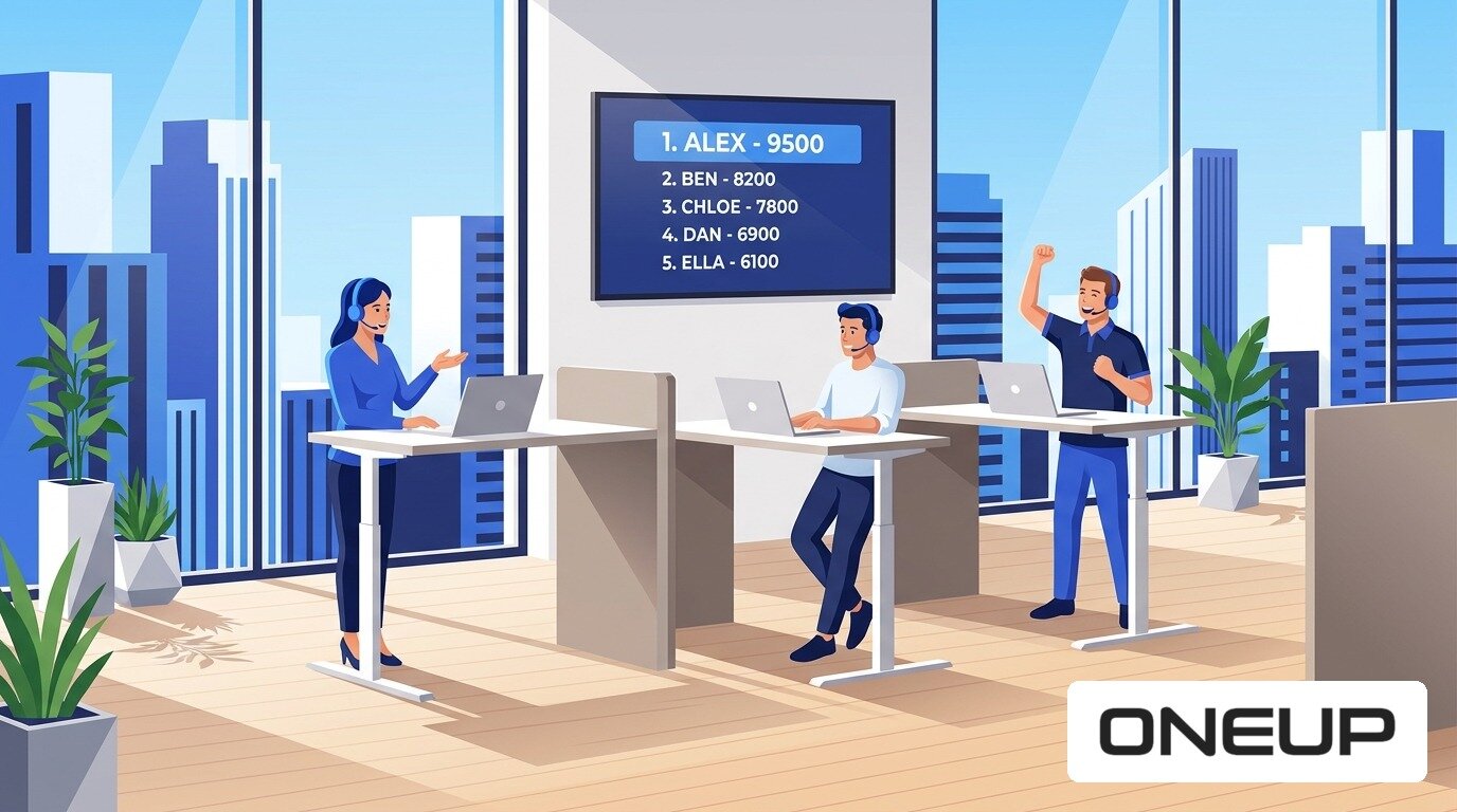 OneUp Sales alternatives — sales and recruitment leaderboard tools compared