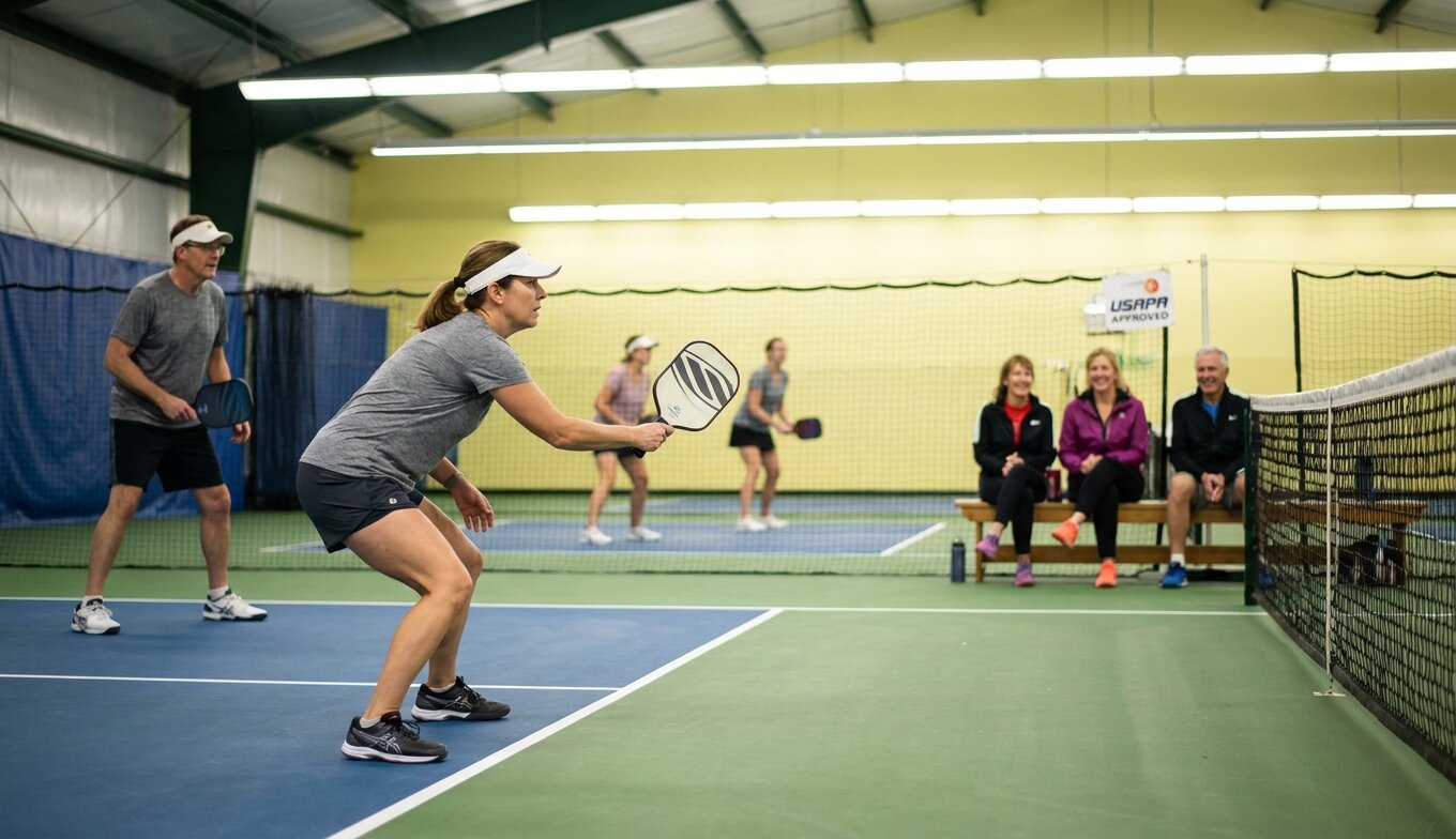 Pickleball round robin schedules, ladder league setup, scoring, printable charts, and a free live leaderboard. Guide for clubs, gyms, and rec centres.