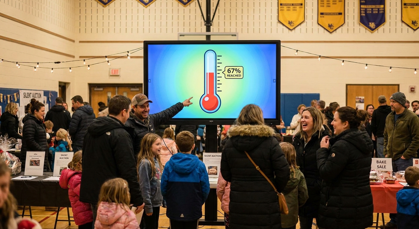 Run a pledge campaign people actually follow through on. Set a target, collect commitments, and display live progress with a thermometer or leaderboard.